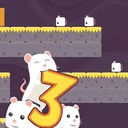 這是一張3隻老鼠的遊戲內容圖片