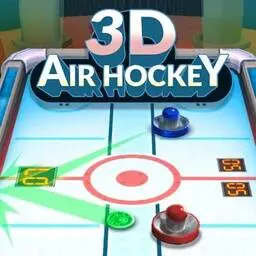 這是一張3D空氣曲棍球的遊戲內容圖片