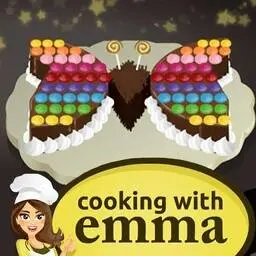 這是一張跟艾瑪學煮菜 - 蝴蝶巧克力蛋糕的遊戲內容圖片