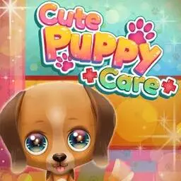 這是一張可愛小狗護理的遊戲內容圖片