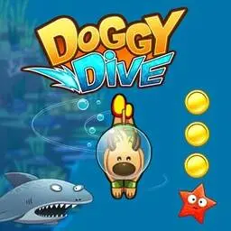 這是一張狗狗潛水的遊戲內容圖片