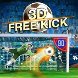 這是一張3D足球的遊戲內容圖片