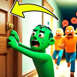 這是一張敲敲逃脫：100扇門逃脫的遊戲內容圖片