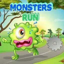這是一張怪物奔跑的遊戲內容圖片