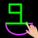 這是一張腦力畫線的遊戲內容圖片