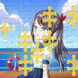 這是一張動漫拼圖的遊戲內容圖片