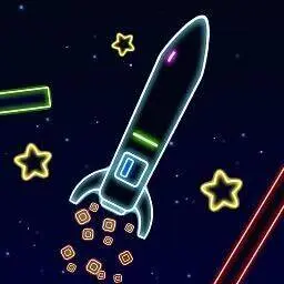這是一張霓虹燈火箭的遊戲內容圖片