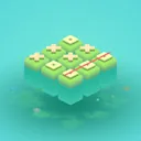 這是一張井字遊戲 - 三連棋的遊戲內容圖片