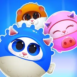 這是一張合併可愛貓咪的遊戲內容圖片