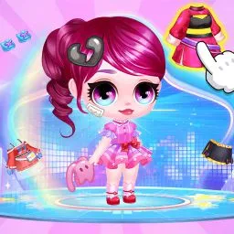 這是一張獨角獸公主換裝的遊戲內容圖片