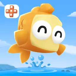 水面脫魚！