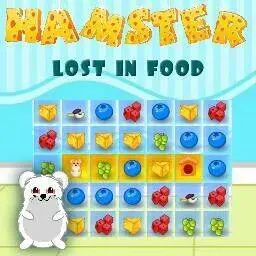 這是一張倉鼠在食物中迷失的遊戲內容圖片