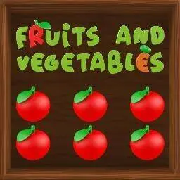 這是一張水果和蔬菜的遊戲內容圖片