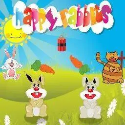 這是一張快樂的兔子的遊戲內容圖片