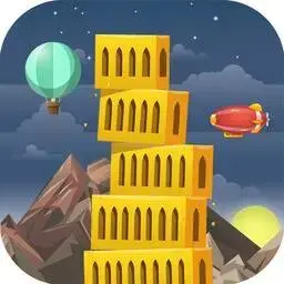 這是一張建造塔的遊戲內容圖片