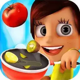 這是一張兒童廚房的遊戲內容圖片
