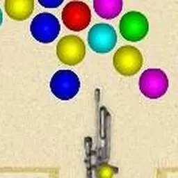 這是一張射擊泡泡的遊戲內容圖片