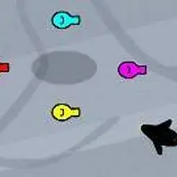 這是一張企鵝吃魚的遊戲內容圖片