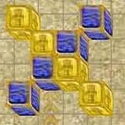 這是一張埃及消磚塊的遊戲內容圖片