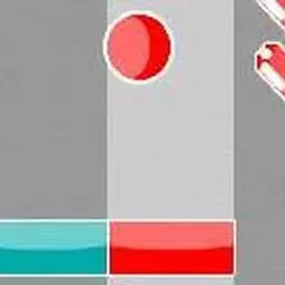 這是一張彈跳顏色方塊的遊戲內容圖片