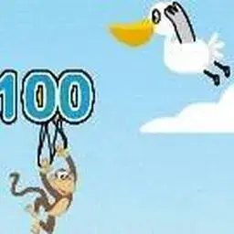 這是一張猴子升氣球的遊戲內容圖片