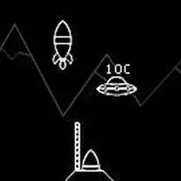 這是一張攔截太空船的遊戲內容圖片