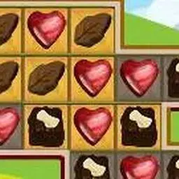 這是一張巧克力消消樂的遊戲內容圖片
