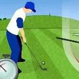 這是一張高爾夫訓練的遊戲內容圖片