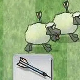 這是一張扎綿羊的遊戲內容圖片