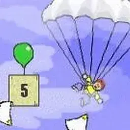 這是一張亡命跳傘的遊戲內容圖片