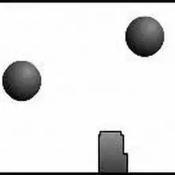 這是一張射擊黑球的遊戲內容圖片