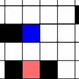 這是一張藍方格闖關的遊戲內容圖片
