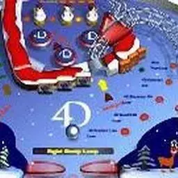 這是一張聖誕彈珠台的遊戲內容圖片