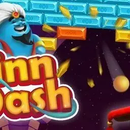 這是一張Jinn Dash 打磚塊的遊戲內容圖片