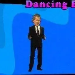 這是一張跳舞的布希的遊戲內容圖片