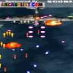 這是一張紅色戰鬥機的遊戲內容圖片