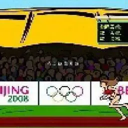 這是一張奧運女子跨欄賽的遊戲內容圖片
