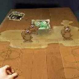這是一張地鼠打冰球的遊戲內容圖片