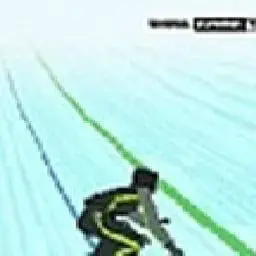 這是一張障礙滑雪賽的遊戲內容圖片