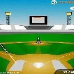 這是一張棒球練習的遊戲內容圖片