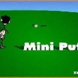 這是一張模擬高爾夫球的遊戲內容圖片