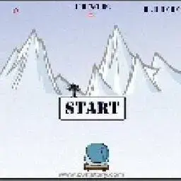 這是一張滑雪拿禮物的遊戲內容圖片