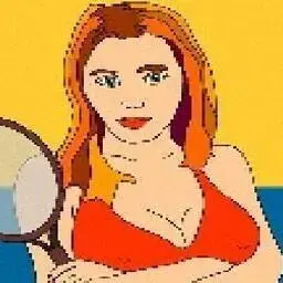 這是一張美女網球教練的遊戲內容圖片