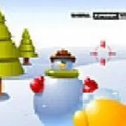 這是一張JB打雪人的遊戲內容圖片