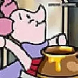 這是一張小熊維尼-小豬接蜂蜜的遊戲內容圖片