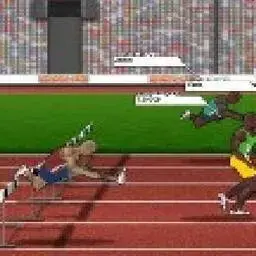 這是一張奧運三項挑戰賽的遊戲內容圖片