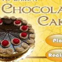 這是一張巧克力蛋糕的遊戲內容圖片