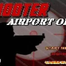 這是一張機場CS槍戰的遊戲內容圖片