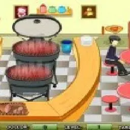 這是一張韓國燒烤餐廳 的遊戲內容圖片
