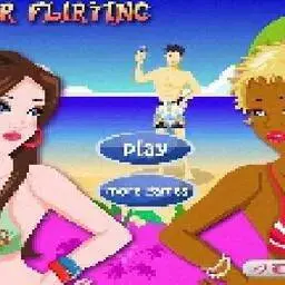 這是一張電眼美女沙灘篇的遊戲內容圖片
